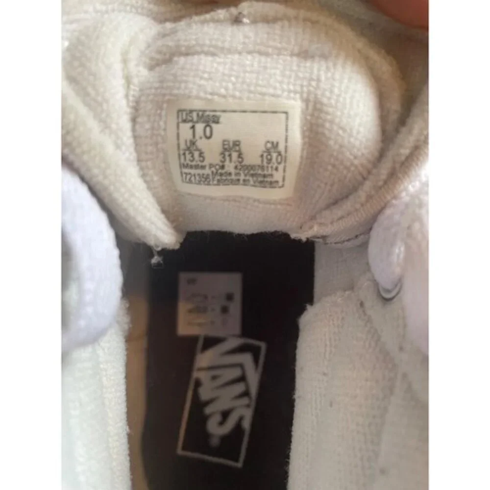 Vans Sk8-Hi Zip Houndstooth White High Top Sneakers‎ Kids Shoes